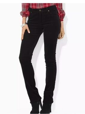 Ralph Lauren Straight-Leg Black Jeans for Women